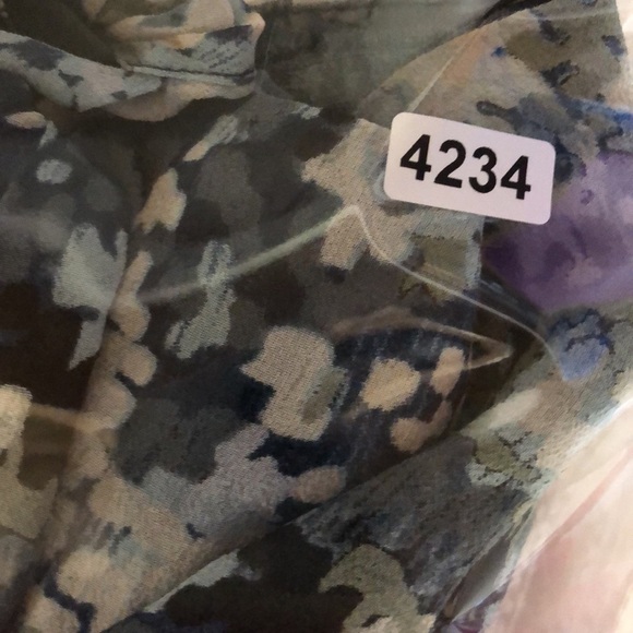 Club Monaco Delaynee Dress Shift Sheer Navy Size 6 - Picture 14 of 14